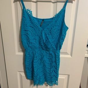 Lace romper!